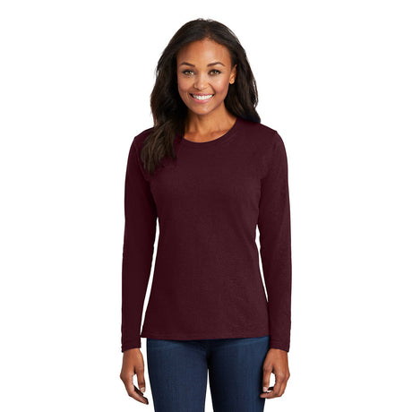 Port & Company LPC54LS Women's 100% Cotton Long Sleeve T-Shirt