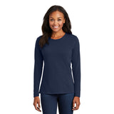 Port & Company LPC54LS Women's 100% Cotton Long Sleeve T-Shirt