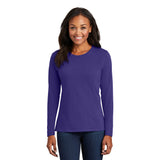 Port & Company LPC54LS Women's 100% Cotton Long Sleeve T-Shirt