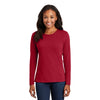 Port & Company LPC54LS Women's 100% Cotton Long Sleeve T-Shirt