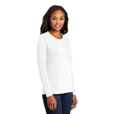 Port & Company LPC54LS Women's 100% Cotton Long Sleeve T-Shirt