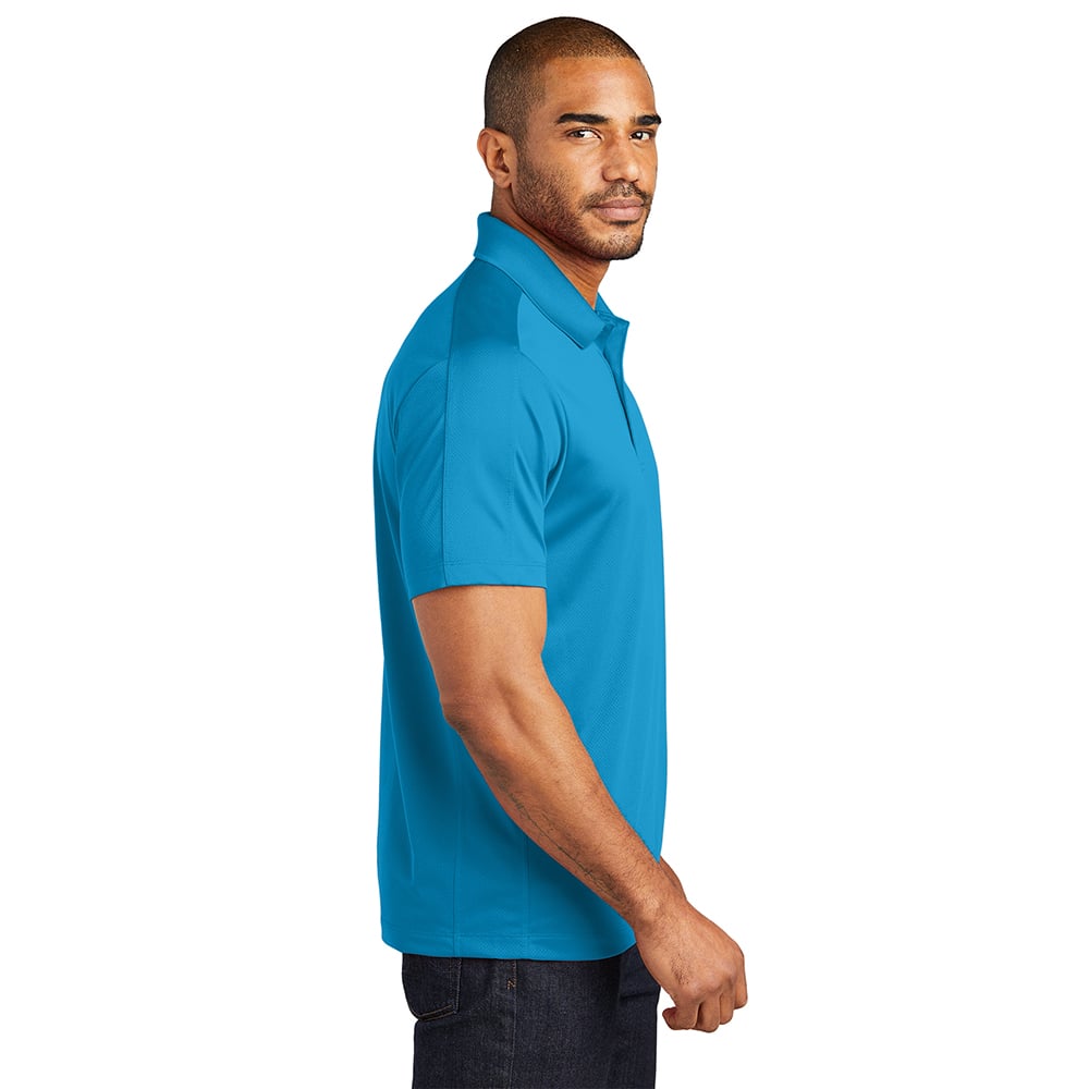 Port Authority K569 Diamond Jacquard Performance Polo Shirt