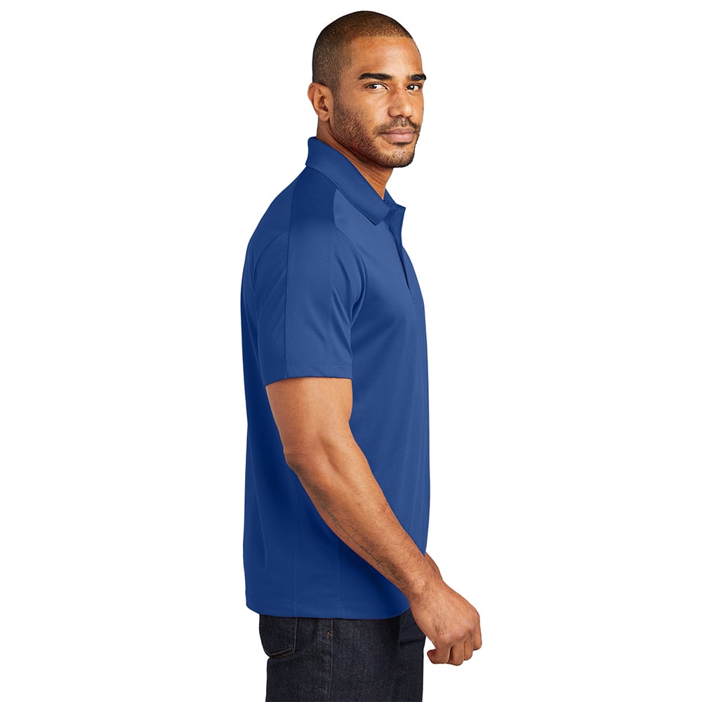 Port Authority K569 Diamond Jacquard Performance Polo Shirt