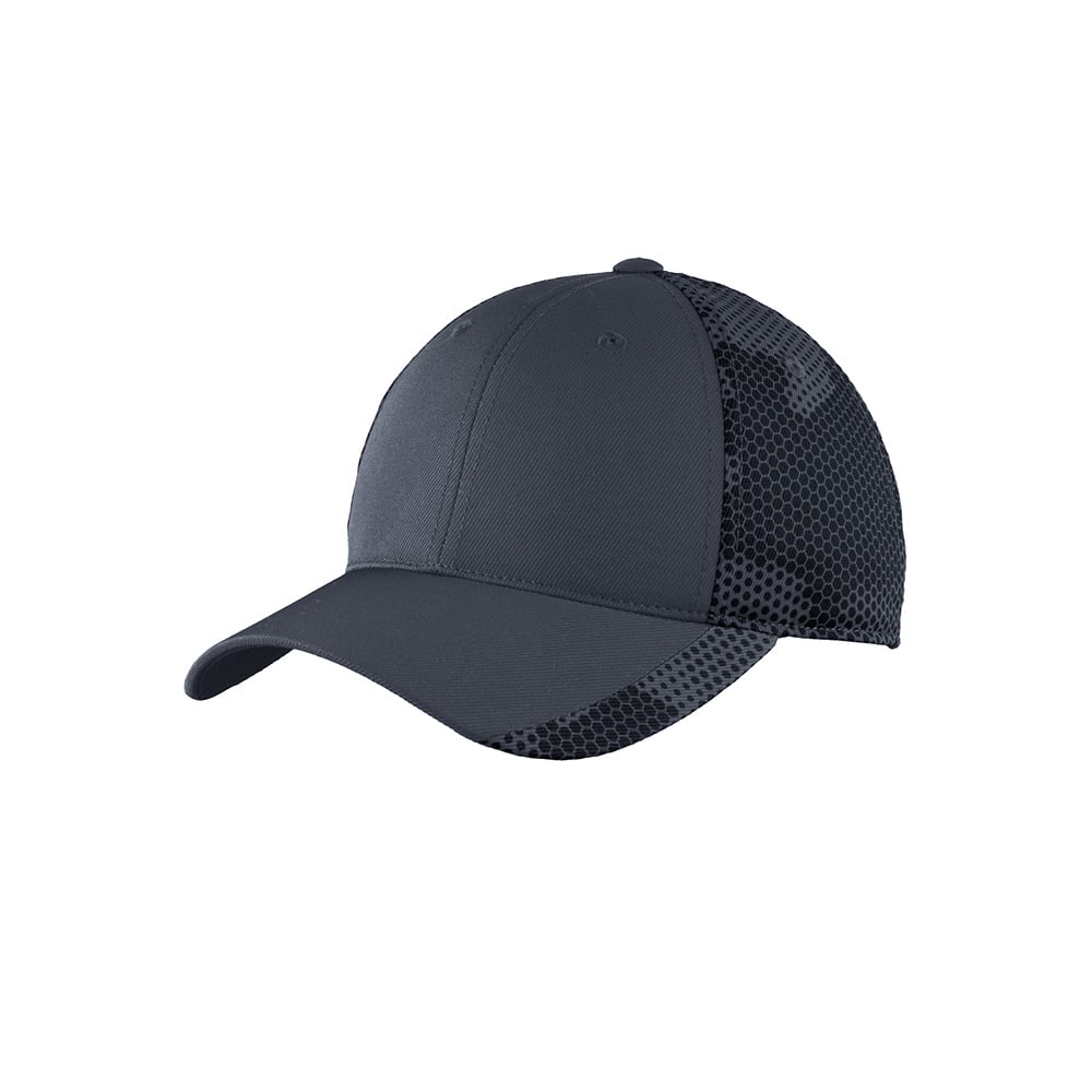 Sport-Tek STC23 CamoHex Adjustable Structured Cap