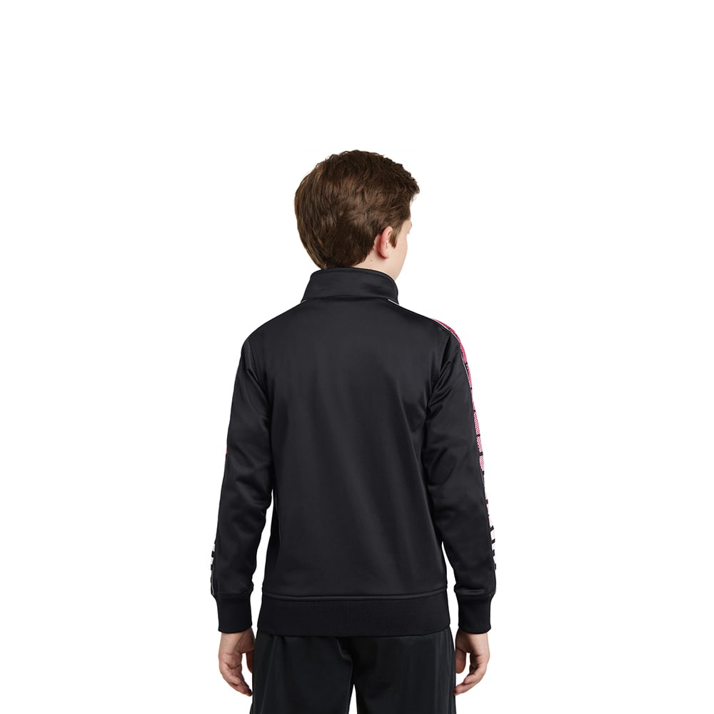 Sport-Tek YST93 Youth Dot Sublimation Tricot Track Jacket with Pockets