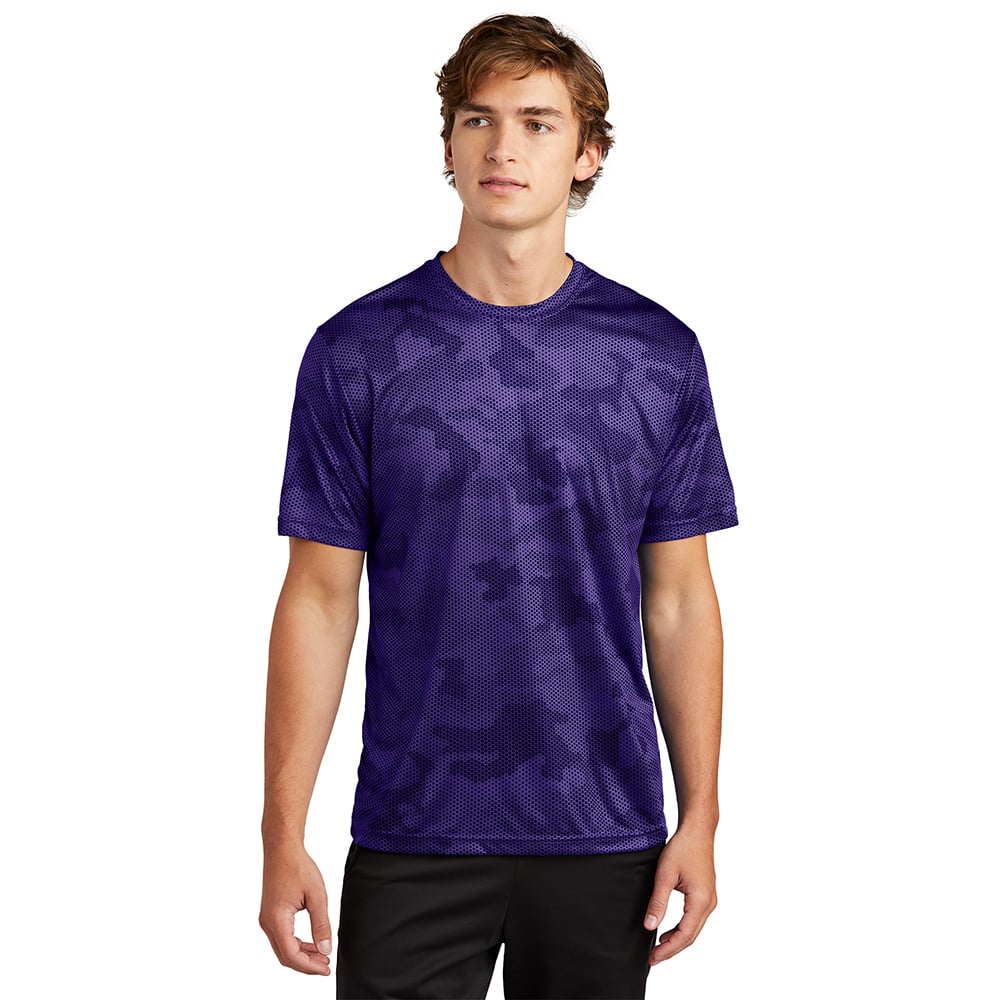 Sport-Tek ST370 CamoHex Crew Neck T-Shirt