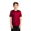 Sport-Tek YST370 Youth CamoHex T-Shirt with Drop Sleeve