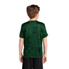 Sport-Tek YST370 Youth CamoHex T-Shirt with Drop Sleeve