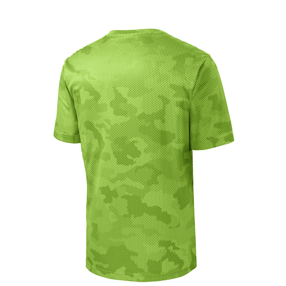 Sport-Tek YST370 Youth CamoHex T-Shirt with Drop Sleeve