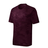 Sport-Tek YST370 Youth CamoHex T-Shirt with Drop Sleeve