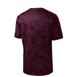 Sport-Tek YST370 Youth CamoHex T-Shirt with Drop Sleeve