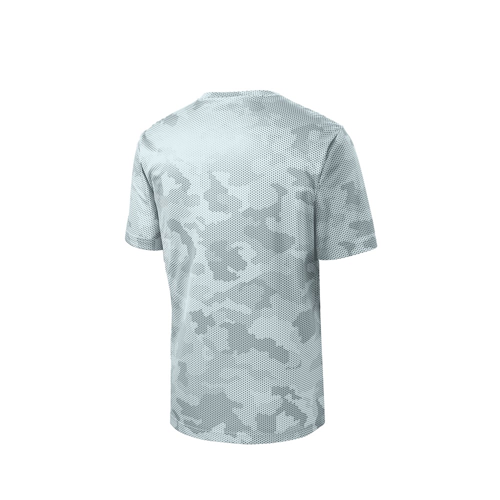 Sport-Tek YST370 Youth CamoHex T-Shirt with Drop Sleeve