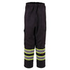 Hi-Vis Two-Tone Rain Pants with Black Bottom, Premium Class E