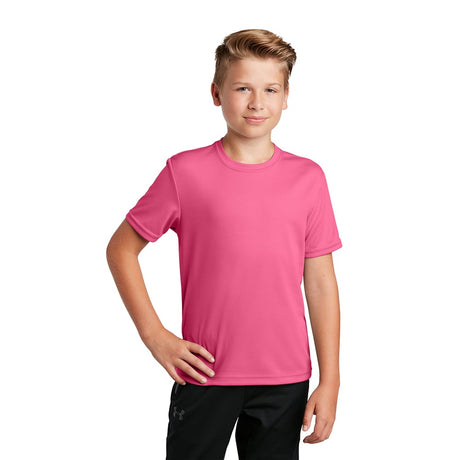 Sport-Tek YST340 Youth PosiCharge RacerMesh T-Shirt with Drop Sleeve