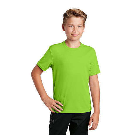 Sport-Tek YST340 Youth PosiCharge RacerMesh T-Shirt with Drop Sleeve