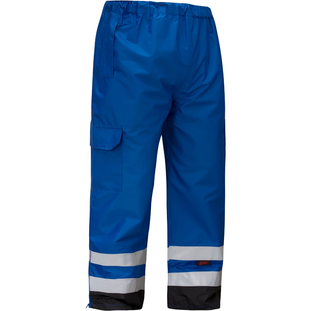 Non-ANSI Waterproof Rain Pants With Side Pockets