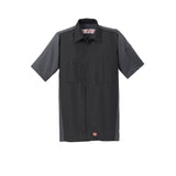 Red Kap SY20 Short Sleeve Ripstop Crew Shirt with Concealed Buttons