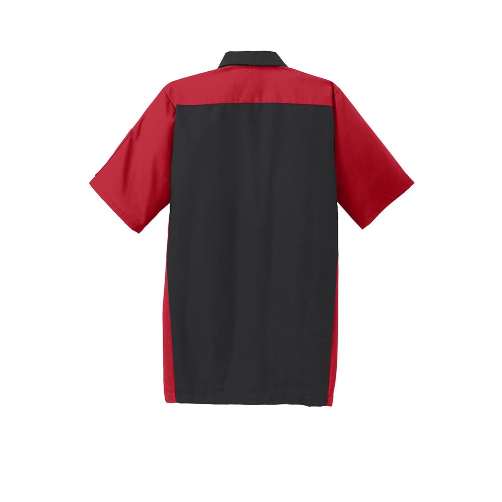 Red Kap SY20 Short Sleeve Ripstop Crew Shirt with Concealed Buttons