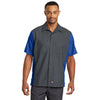 Red Kap SY20 Short Sleeve Ripstop Crew Shirt with Concealed Buttons