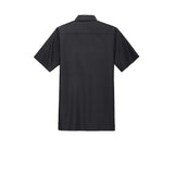 Red Kap SY60 Short Sleeve Solid Ripstop Shirt with an Open Collar