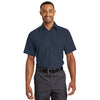 Red Kap SY60 Short Sleeve Solid Ripstop Shirt with an Open Collar