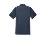 Red Kap SY60 Short Sleeve Solid Ripstop Shirt with an Open Collar