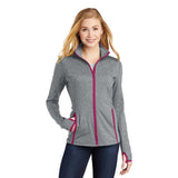 Sport-Tek LST853 Sport-Wick Stretch Women's Jacket with Contrast Trim