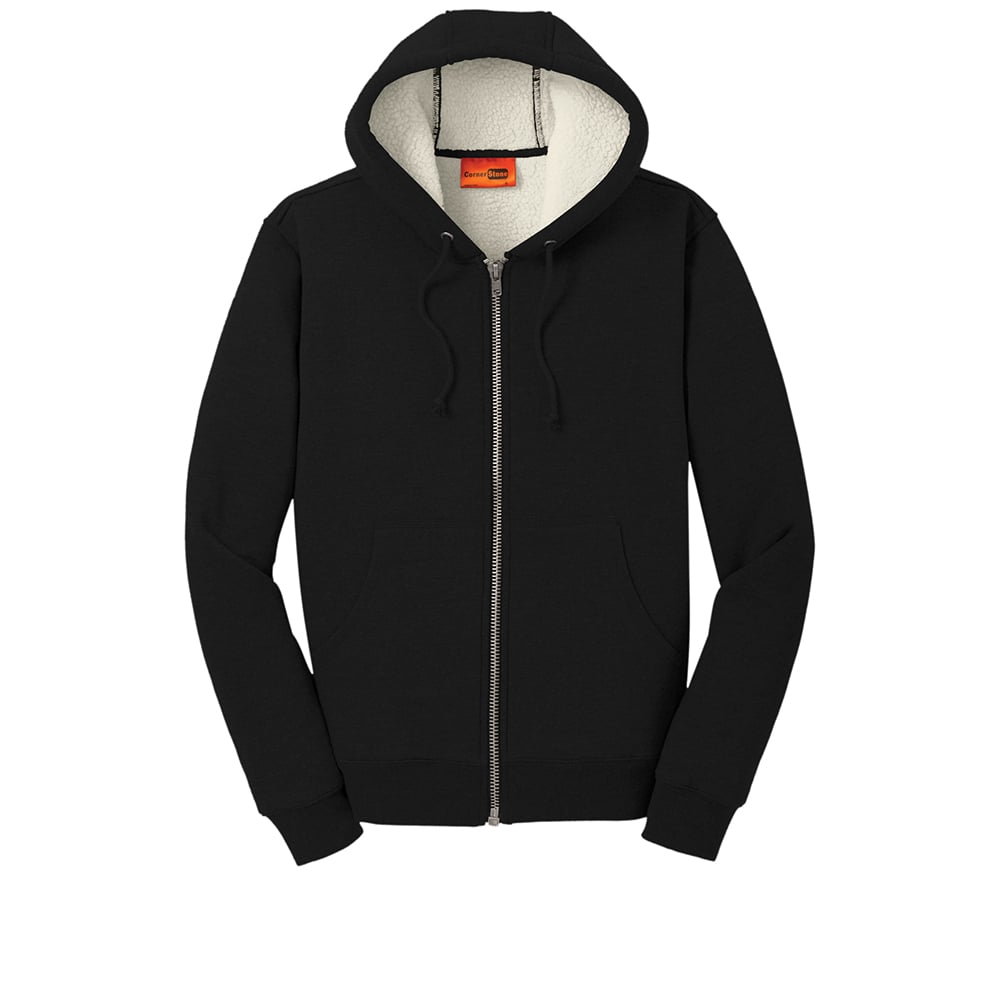 CornerStone CS625 Sherpa-Lined Hooded Fleece Jacket
