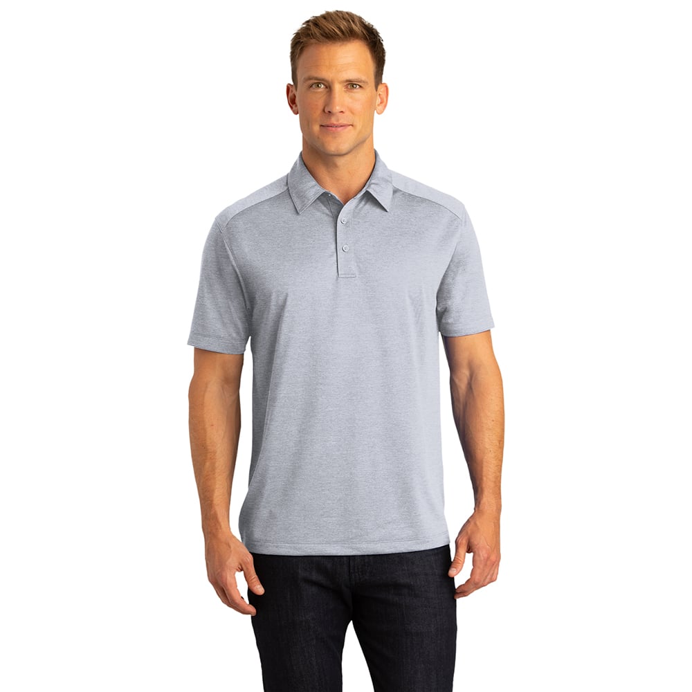 Port Authority K574 Digi Heather Jersey Performance Polo Shirt