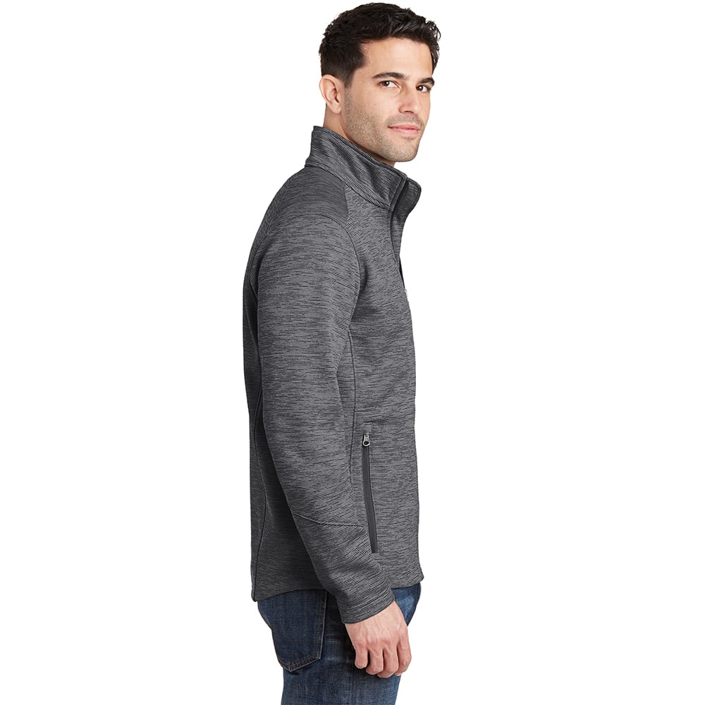 Port Authority F231 Digi Stripe Fleece Jacket with Chest Pocket