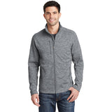 Port Authority F231 Digi Stripe Fleece Jacket with Chest Pocket