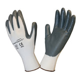 COR-TOUCH II™ Polyester Gloves with Flat Nitrile Palm Coating, 1 dozen (12 pairs)