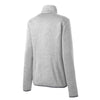 Port Authority L232 Women's Heathered Sweater Fleece Full Zip Jacket