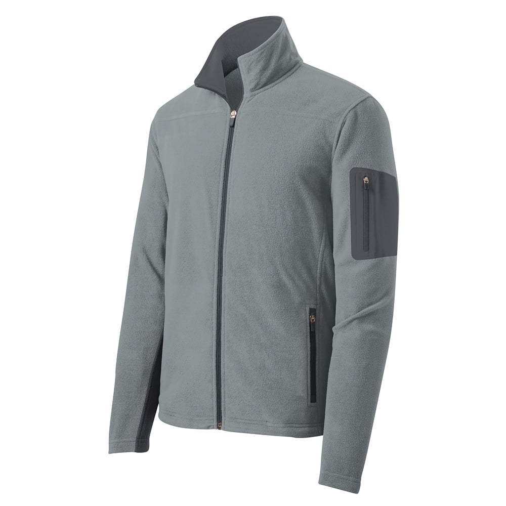 Port Authority F233 Summit Fleece Full Zip Jacket with Sleeve Pocket