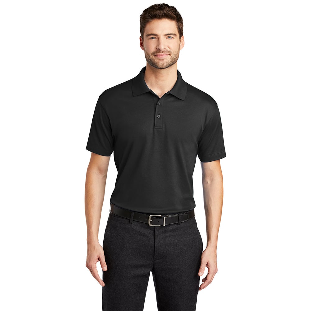 Port Authority K573 Rapid Dry Mesh Polo with Jacquard Collar