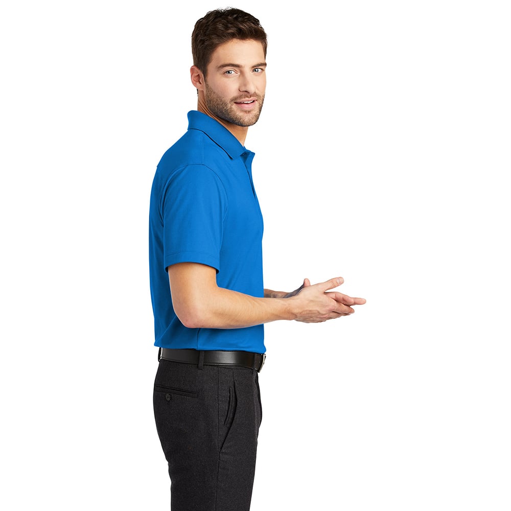 Port Authority K573 Rapid Dry Mesh Polo with Jacquard Collar