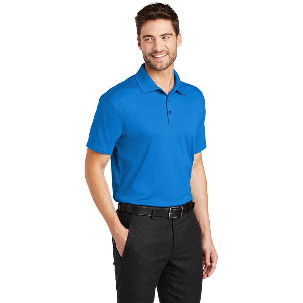 Port Authority K573 Rapid Dry Mesh Polo with Jacquard Collar