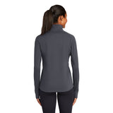 Sport-Tek LST860 Sport-Wick Textured Women's Quarter-Zip Pullover