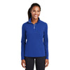 Sport-Tek LST860 Sport-Wick Textured Women's Quarter-Zip Pullover