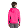 Sport-Tek YST235 Youth Sport-Wick Fleece Colorblock Hooded Pullover