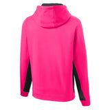 Sport-Tek YST235 Youth Sport-Wick Fleece Colorblock Hooded Pullover