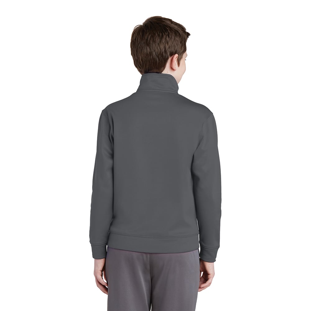 Sport-Tek YST241 Youth Sport-Wick Fleece Full-Zip Jacket with Pockets