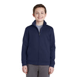 Sport-Tek YST241 Youth Sport-Wick Fleece Full-Zip Jacket with Pockets