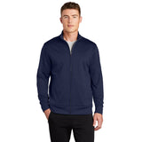 Sport-Tek ST241 Sport-Wick Full-Zip Fleece Jacket with Cadet Collar