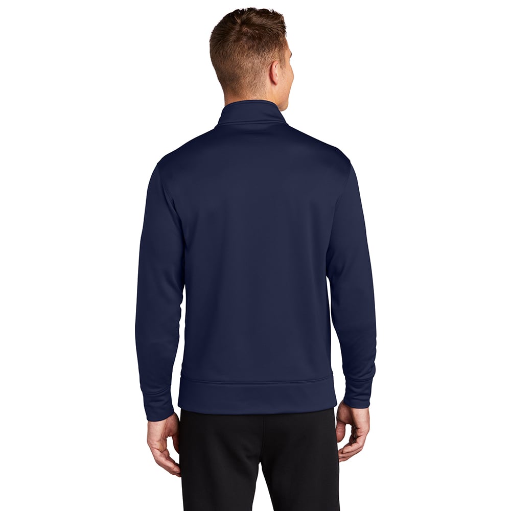 Sport-Tek ST241 Sport-Wick Full-Zip Fleece Jacket with Cadet Collar