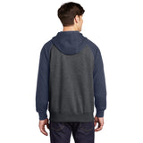 Sport-Tek ST269 Raglan Full-Zip Hooded Jacket with Contrast Sleeve