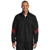 Sport-Tek JST84 Ripstop 1/2-Zip Pullover with Front Zippered Pockets