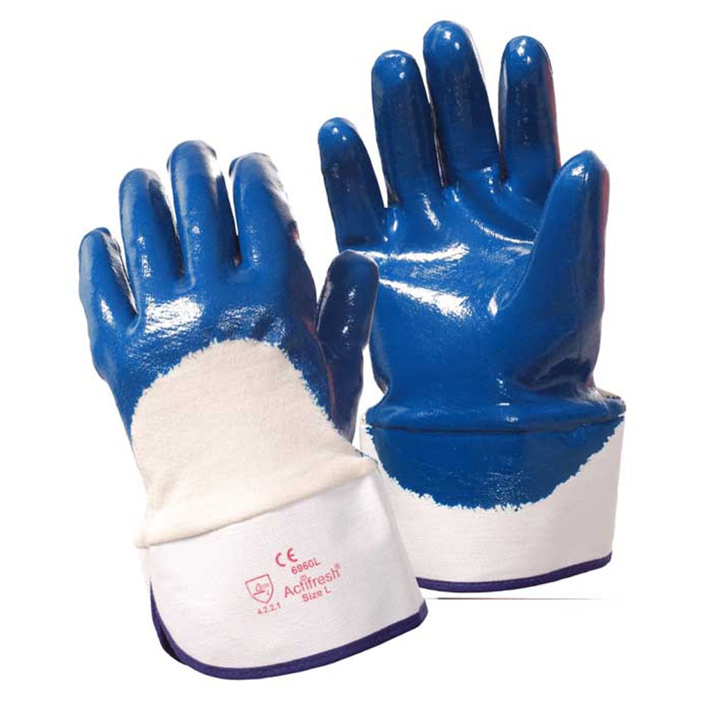 Brawler™ Premium Palm Coat Smooth Supported Nitrile Glove, Jersey Lined, 1 dozen (12 pairs)