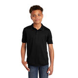 Sport-Tek YST640 Youth PosiCharge RacerMesh Polo with 3-Button Placket