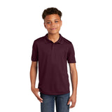 Sport-Tek YST640 Youth PosiCharge RacerMesh Polo with 3-Button Placket